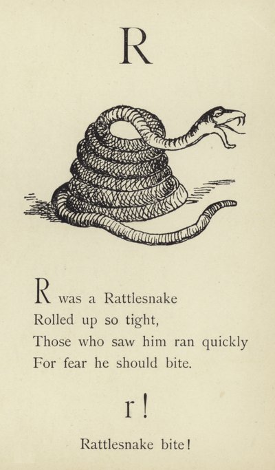 The Letter R by Edward Lear